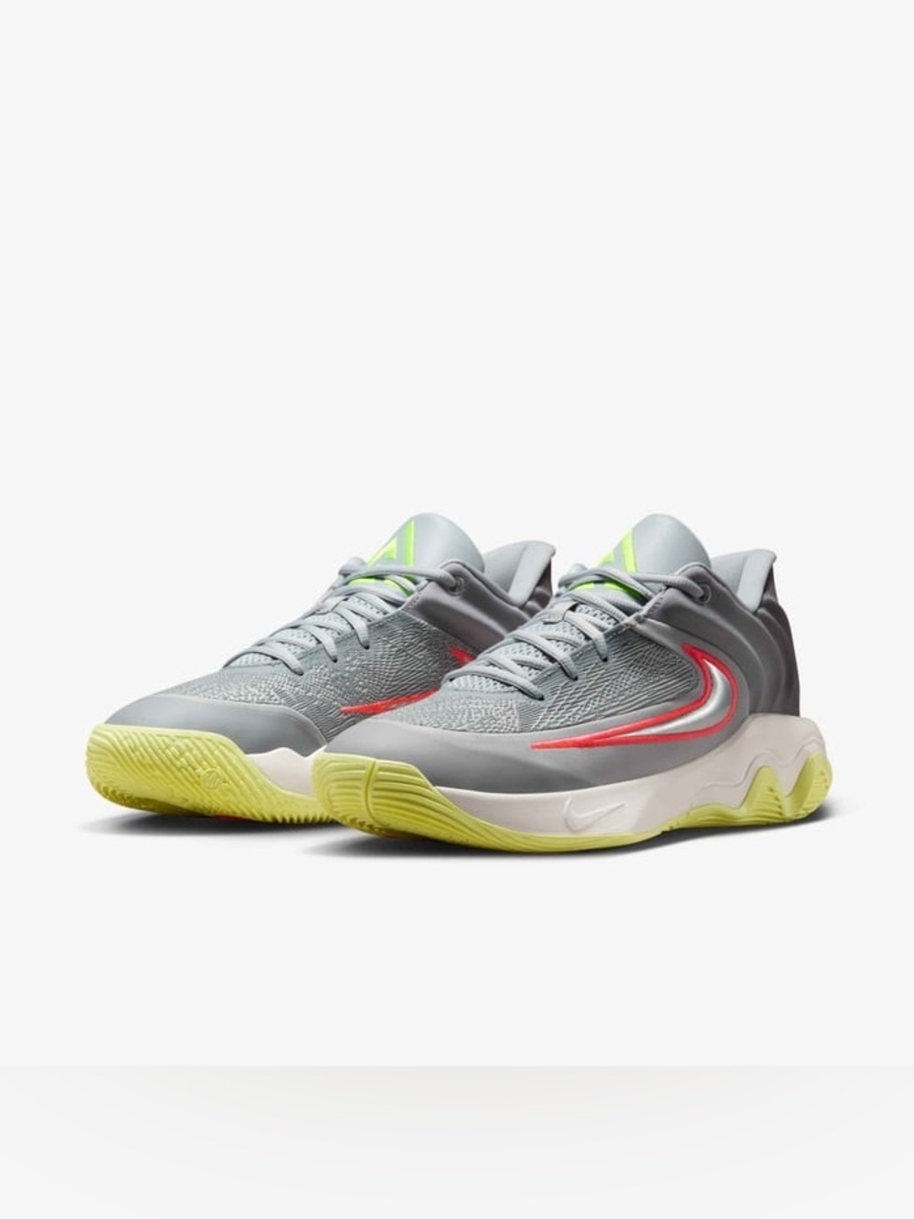 Nike Giannis Immortality 4 Men Size 9 Women 10.5 Wolf Grey FQ3680-009 NIB - Picture 2 of 10